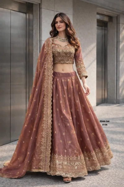 Designer Party Wear Look Lehenga Choli Set with Dupatta Collection